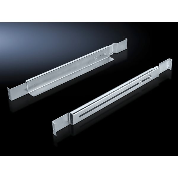 DK Slide rail, Support surface Width: 30 mm, 1 U, depth-variable, 20 kg, static image 2