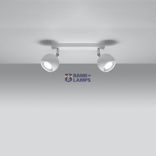 CEILING LAMP OCULARE 2 WHITE GU10 2X40W IP20 image 4
