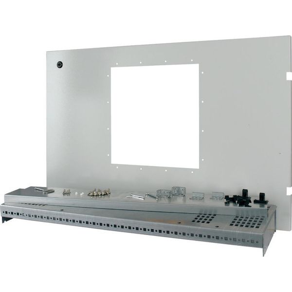 XMIX40F10D Mounting kit: IZMX40, fixed mounted design, W=1000mm, grey image 3