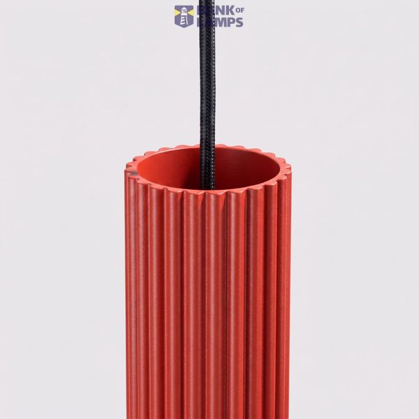 Pendant lamp KARBON 1 red image 3
