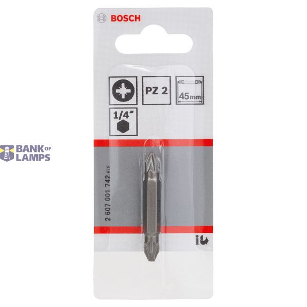 Double ended bit PZ2; PZ2; 45 mm image 2