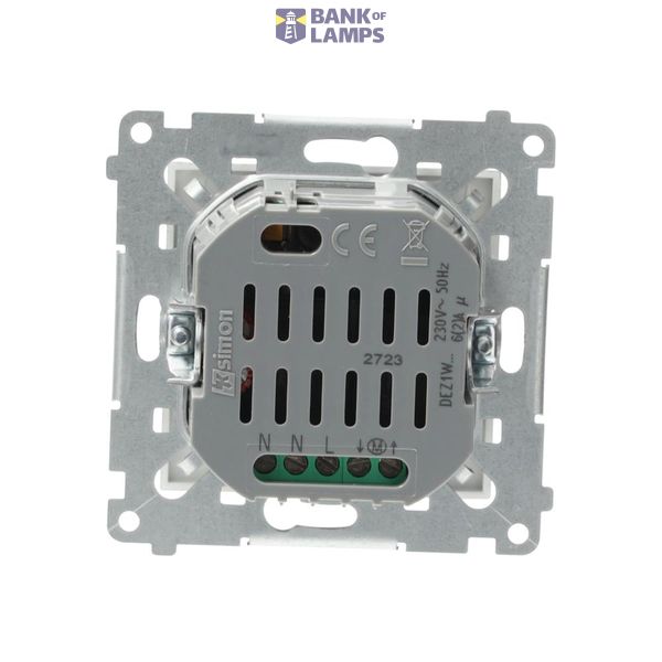 Quadruple socket outlet with SCHUKO earthing - in IP44 version - transparent flap, 16A, quick connection, dark grey image 1