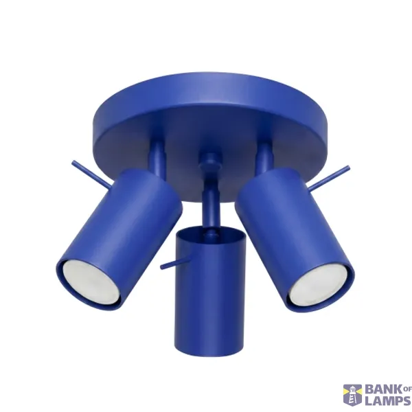 Ceiling lamp RING 3P ultramarine image 1