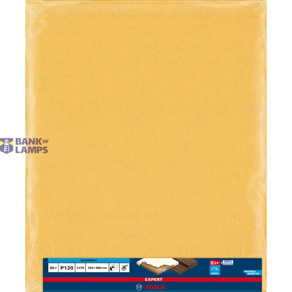 EXPERT C47 Sandpaper for Handsanding 23 x 28 mm, G 12 image 2