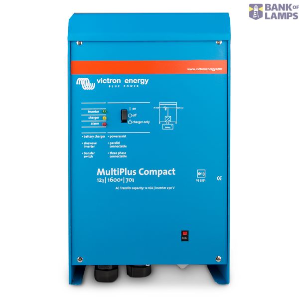Victron Energy Power inverter / charger MultiPlus Compact 12/1600/70-16 230V VE.Bus image 1