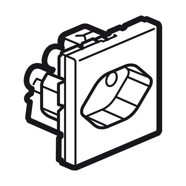 2P+T 10A SWITZ SHUT TYP13 WH image 1