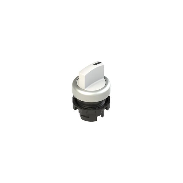Short handle selector, 3 positions white with marking image 1