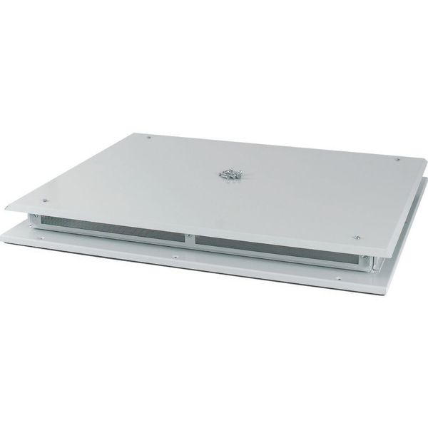 XTSZPTAV4-W1100 Top plate, ventilated, W=1100mm, IP42, grey image 4