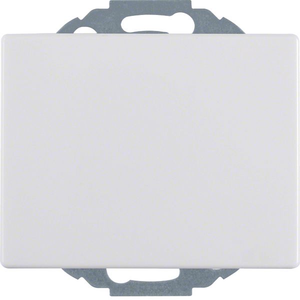 SCHUKO soc. out. hinged cover, enhncd contact prot., K.1, p. white glo image 1