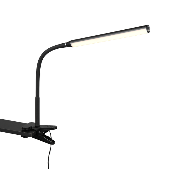 Nevada LED clamp table lamp matt black image 1