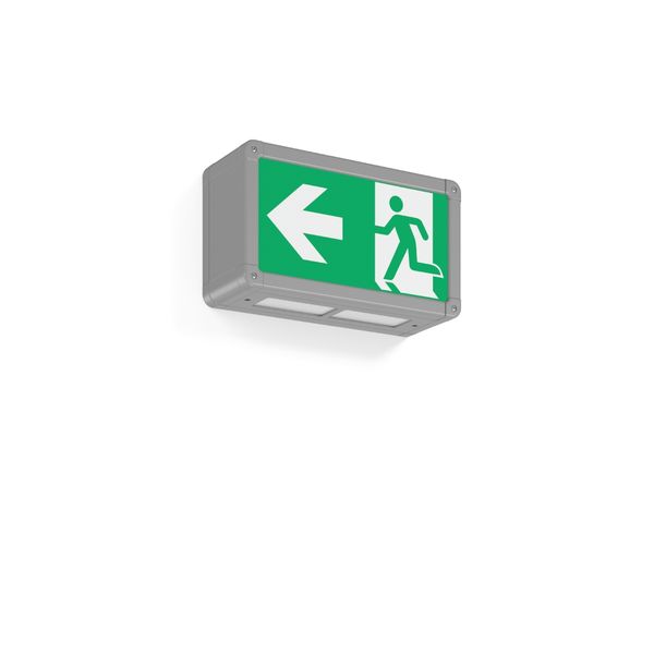 RECHTECK, 3 W, aluminium, on/off Wall luminaires, L 250 B 90 H 140, SB image 2