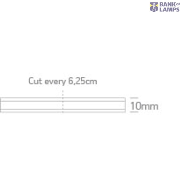 COB LED STRIP 24V DC WW 5m ROLL 10W/m IP68 image 2