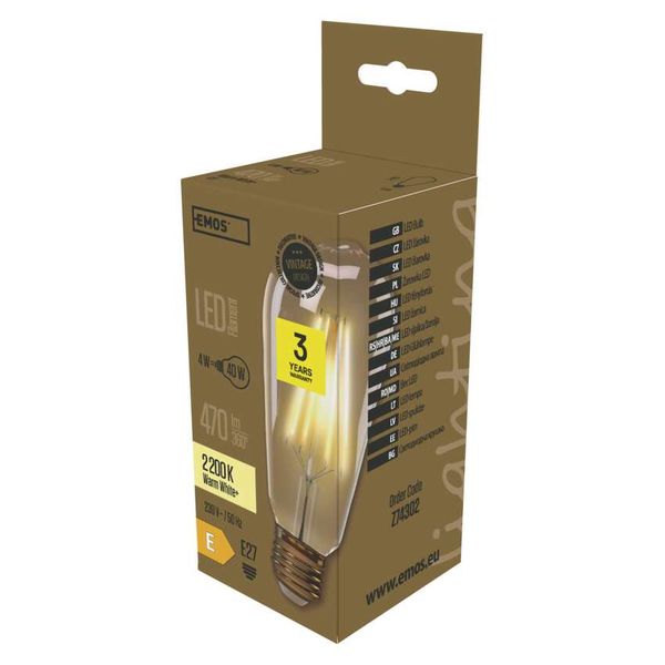 LED bulb Vintage ST64 / E27 / 4 W (40 W) / 470 lm / warm white image 1