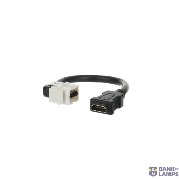 0229/32-500 Keystone alpine white HDMI 2.0 cable image 3