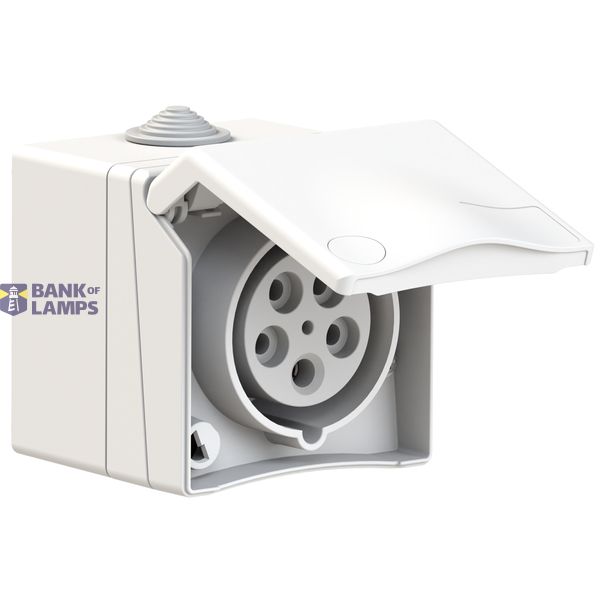WCD 6h 16A 5P 400V IP44 90x90 Ni image 1