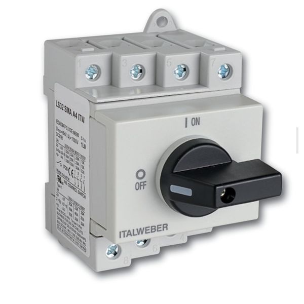 Modular switch-disconnector LS32 A4 32A 1500V DC image 1