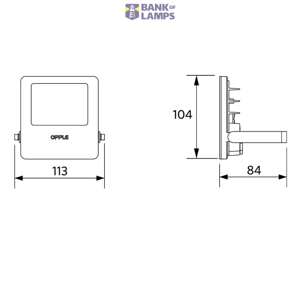 LEDFlood-E2 Re113-10W-3000-WH image 4