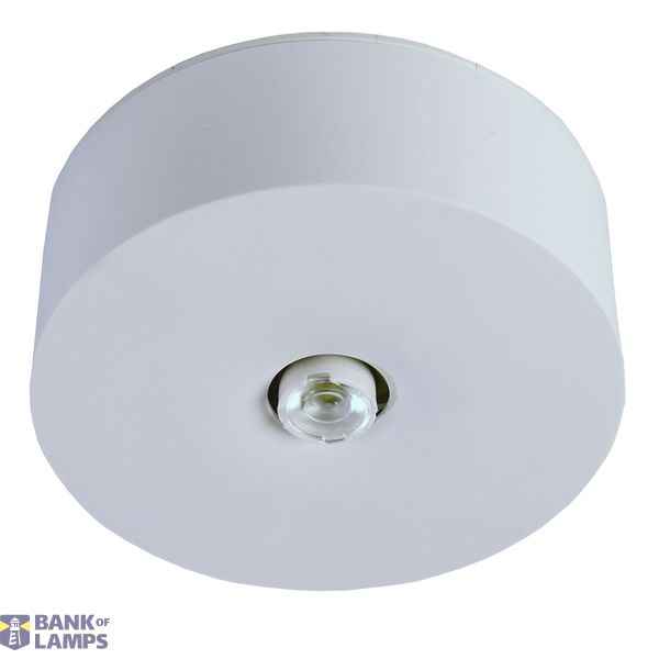 Emerg.lum.IL1x3W ERT-LED 3h 230V AC Self C.spot surface m. image 1