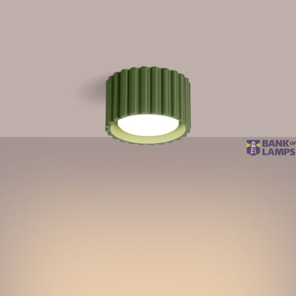 Ceiling lamp AURA 1 olive green Gx53 image 8