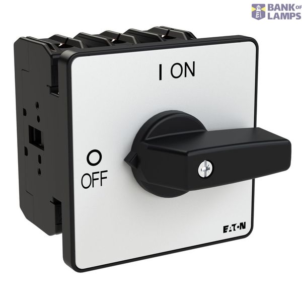 P3 On-off switch, 80 A,Flush mounting, 3 pole, Form E, Black, Short th image 5