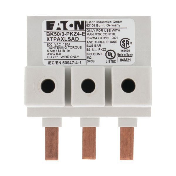 BK50/3-PKZ4-E Extension terminal, 3p, 50mm² image 13