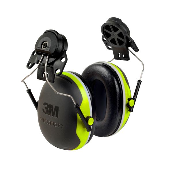 3M™ PELTOR™ Earmuffs, Hi-Viz, Helmet Mounted, X4P3 image 1