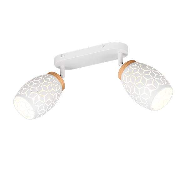 Bidar spotlight 2-pc E14 matt white image 1