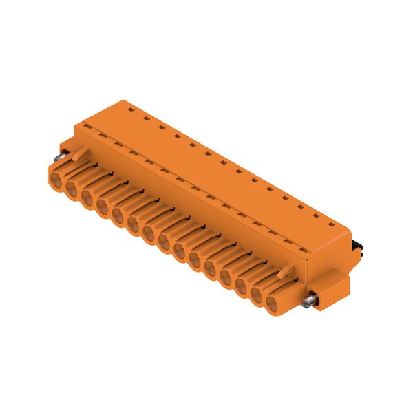 PCB plug-in connector, female plug, 5.00 mm, Number of poles: 15, 180°, PUSH IN with actuator, Clamping range, max. : 3.31 mm², Box image 3