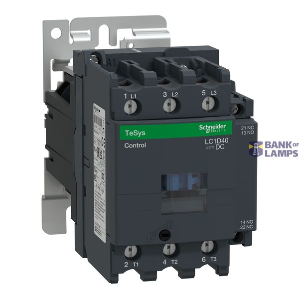 Contactor, TeSys Deca,3P(3NO),AC-3/AC-3e 440V 40A,coil 48V DC, screw clamp terminals image 2