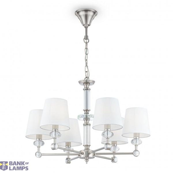 Neoclassic Riverside Chandelier Chrome image 2
