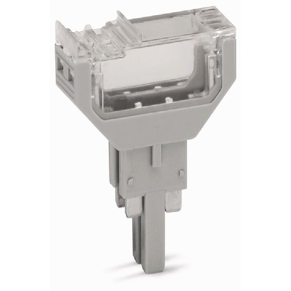 Empty component plug housing 10.4 mm wide 4-pole gray image 1