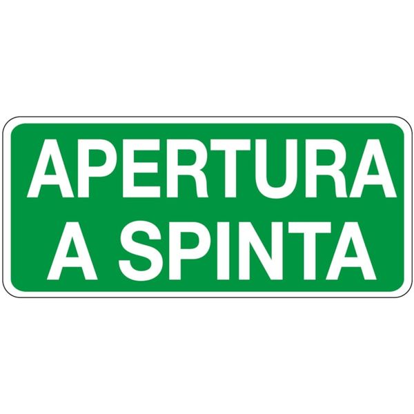 Safety sign - Al - Dimensions: 220x100 mm image 1