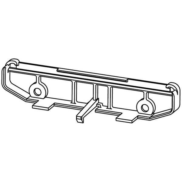 End plate, RS 100  green, End plate both sides, Width: 27.2 mm image 1