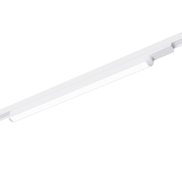 3-PHASE OBLONG TRACK LAMP LUMO WHITE LED 3000K 16W 1600LM image 1