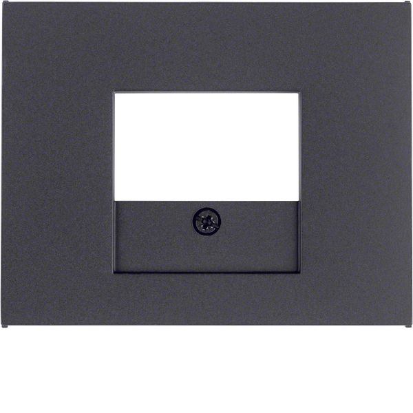 Centre plate TAE cut-out, K.1, ant. matt, lacq. image 1