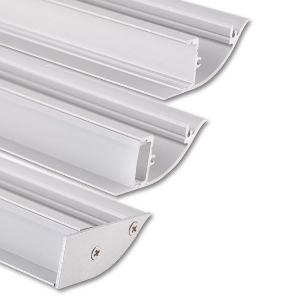 Wall aluminum profile NC 44x17mm without diffuser 1m image 1