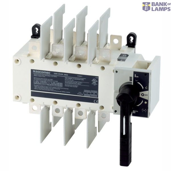 Manual changeover switch body for SIRCOVER UL 1008 2P, 200A image 1