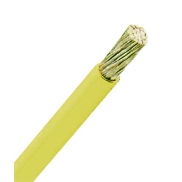 Halogenfree Single Core Wire H07Z-K 1,5yellow, fine-stranded (The price is shown without markup on metals. Request a quote for accurate information) image 1
