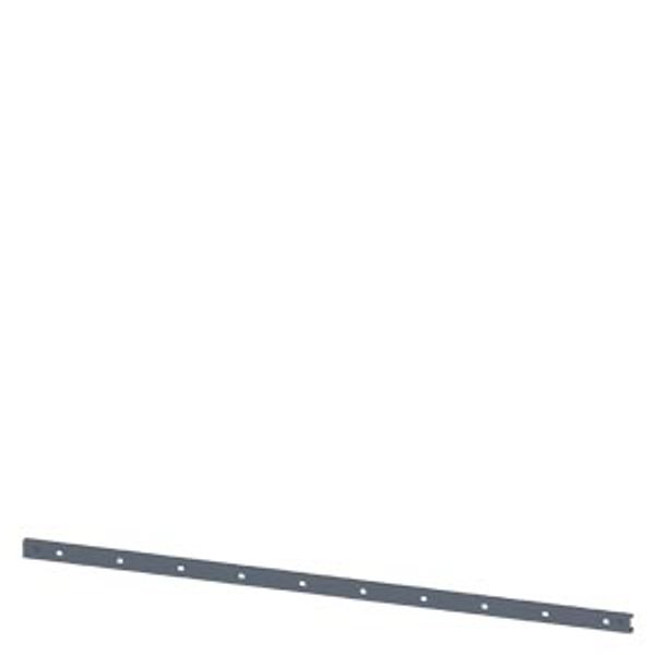 SIVACON, cable clamping rail, H: 30 mm, W: 1200 mm, zinc-plated image 1