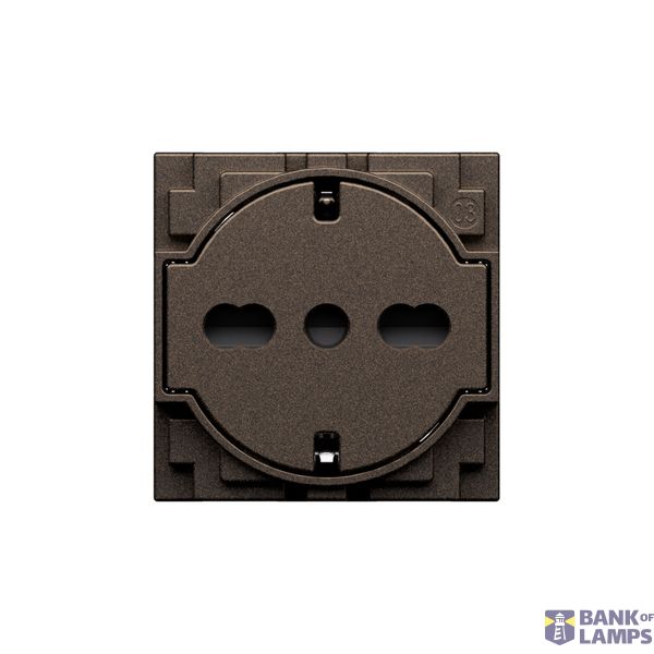 L.NOW-FLAT SOCKET 16 A GER-ITA STD BRONZE image 1