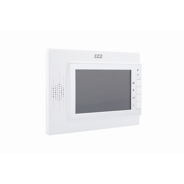 Monitor: 7" color monitor, gate drive control, white + 14.5V 19W power supply image 1