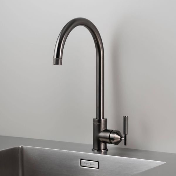 EU KITCHEN TAP / MIXER / CROSS / GUN METAL image 1