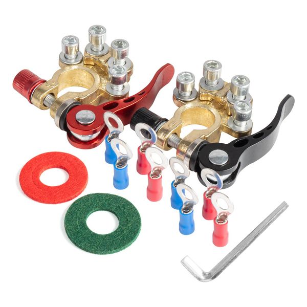 Battery terminals with connectors AMIO-04058 image 1