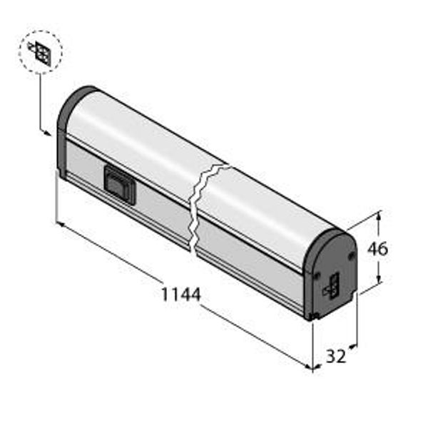 LED Linear Light In the Metal Housing   WLB32ZC1130PBQMEF image 1
