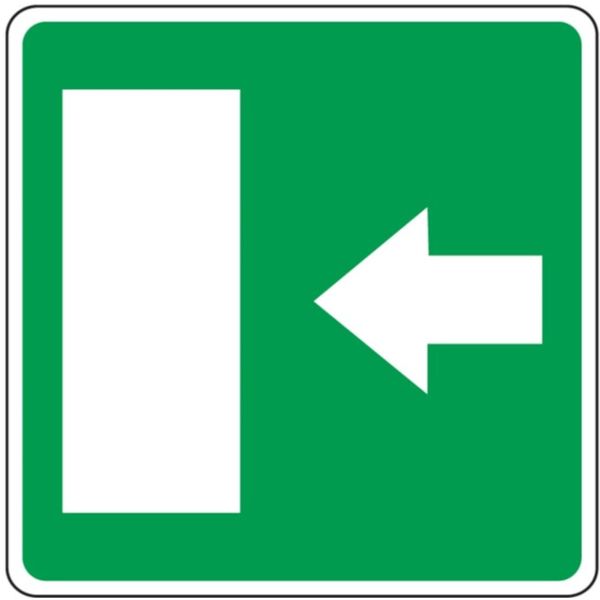 Safety sign - Al - Dimensions: 230x230 mm image 1