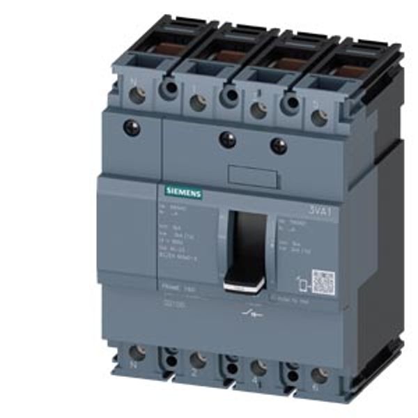 switch disconnector 3VA1 IEC frame 160 4-pole SD100, In=63A without overload protection w/o short-circuit protection clamp connection switch disconnector  3VA1163-1AA46-0AC0 image 1