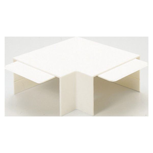 CABLE TUBE FLAT PVC CORNER PIECE 60X150 RAL9010 image 1
