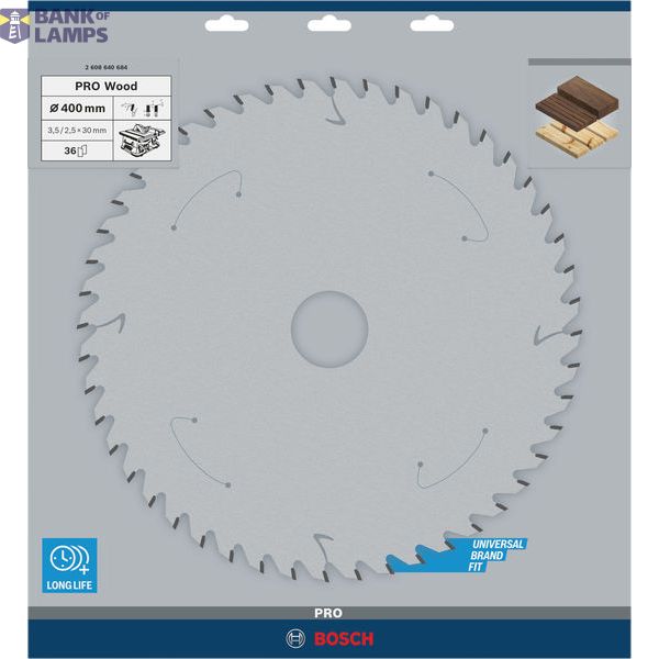Circular saw blade Speedline Wood 400 x 30 x 3,5 mm, 36 image 2
