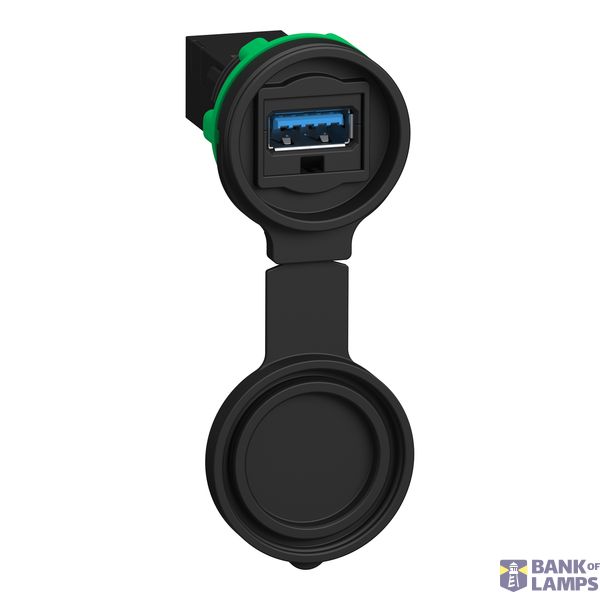 USB 3.0 interface, type A, plastic cover image 1