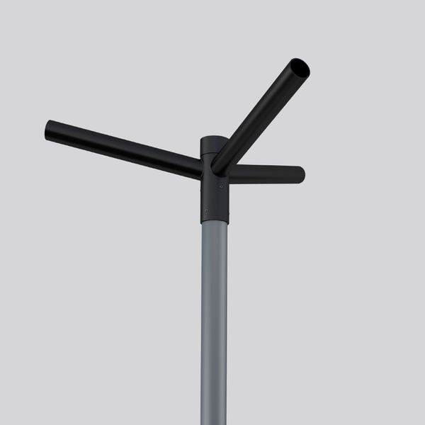 Pole mounting L 894 B 787 H 250 d 76 colour: anthracite image 1